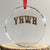 Camo YHWH Crystal Glass Ornament Christianity Jesus Preppy Christian Faith Bible Verse TS10 Transparent Glass 3'' Circle Print Your Wear