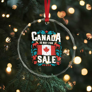 Canada Is Not For Sale Crystal Glass Ornament TS02 Print Your Wear
