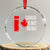 Canada Is Not For Sale Crystal Glass Ornament Maple Leaf Candadian Flag Distressed - Print Your Wear