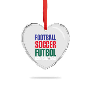 Canada Mexico USA Heart Crystal Glass Ornament Football Fan Gift TS12 Print Your Wear