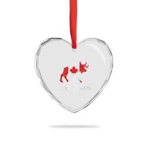 Canada Moose Maple Leaf Heart Crystal Glass Ornament Canadian Pride TS10 Print Your Wear