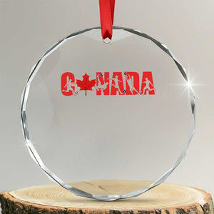 Canada National Soccer Lover Crystal Glass Ornament Proud Canadian Fan Gift TS12 Transparent Glass 3'' Circle Print Your Wear