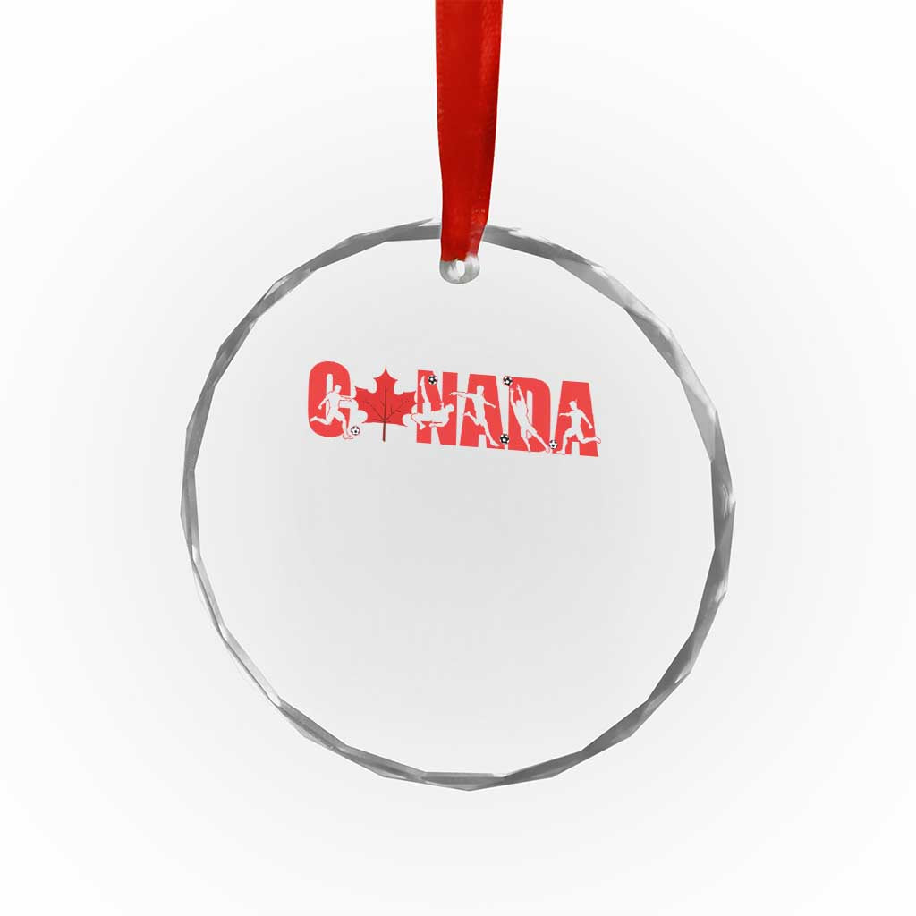 Canada National Soccer Lover Crystal Glass Ornament Proud Canadian Fan Gift TS12 Print Your Wear