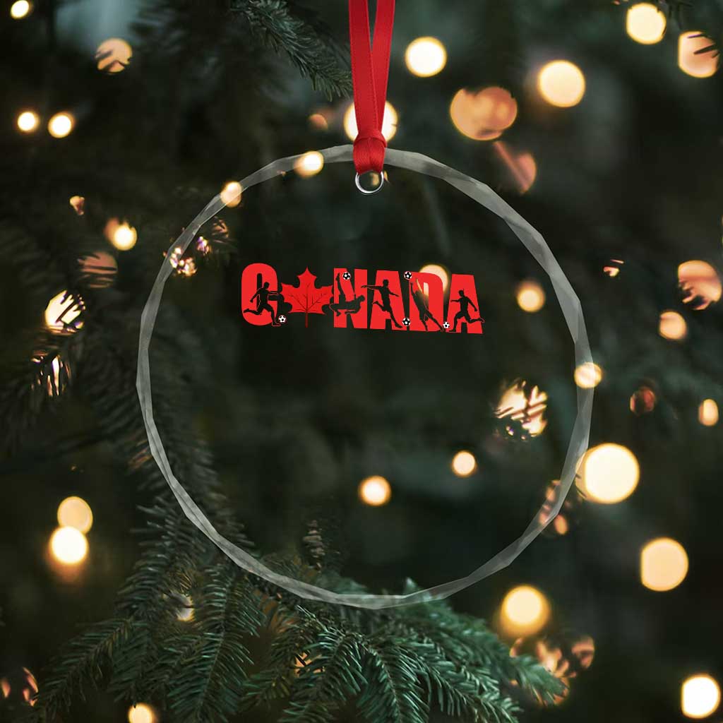 Canada National Soccer Lover Crystal Glass Ornament Proud Canadian Fan Gift TS12 Print Your Wear