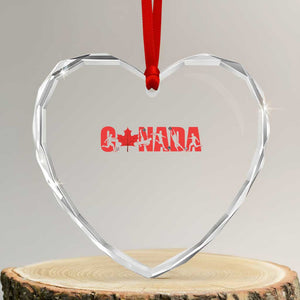 Canada National Soccer Lover Heart Crystal Glass Ornament Proud Canadian Fan Gift TS12 Transparent Glass 3'' Heart Print Your Wear