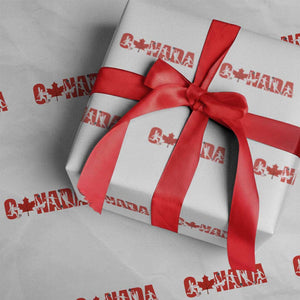 Canada National Soccer Lover Wrapping Paper Roll Proud Canadian Fan Gift TS12 White Print Your Wear