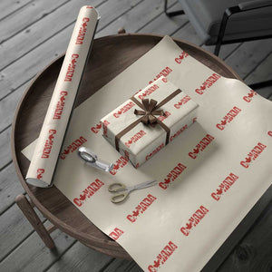 Canada National Soccer Lover Wrapping Paper Roll Proud Canadian Fan Gift TS12 Beige Print Your Wear