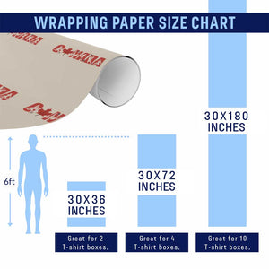 Canada National Soccer Lover Wrapping Paper Roll Proud Canadian Fan Gift TS12 Print Your Wear