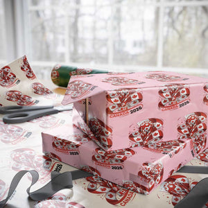 Canada Soccer Fan Wrapping Paper Roll International Football Lover Gift TS12 Light Pink Print Your Wear