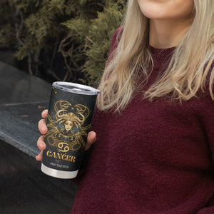 Cancer Zodiac Tumbler Cup Celestial Constellation Astrology Horoscope Galaxy TB02 Printyourwear