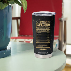 Cancer Zodiac Tumbler Cup Celestial Constellation Astrology Horoscope Galaxy TB02 Printyourwear