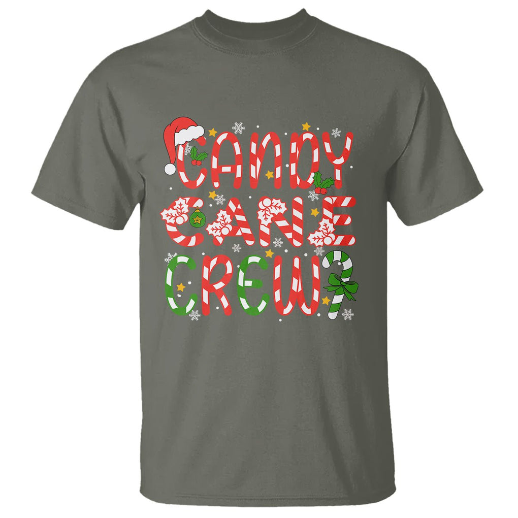 Candy Cane Crew Friend Squad Matching Christmas T Shirt TS09 Printyourwear