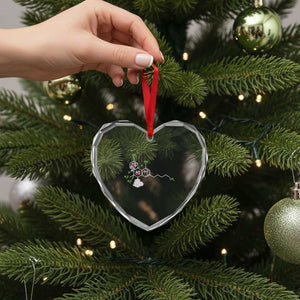 Cannabis Weed Heart Crystal Glass Ornament Molecule THC Marijuana Stoner TS11 Print Your Wear