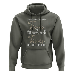 Can't Take The Texas Out Of This Girl Hoodie TS09 Military Green Print Your Wear