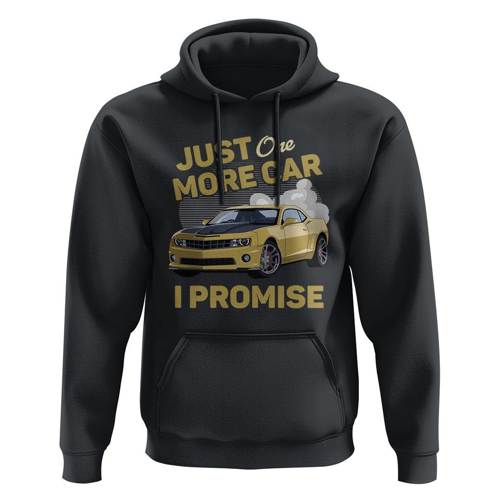 Car Lover Hoodie Just One More Car I Promise Racing TS11 Black Print Your Wear