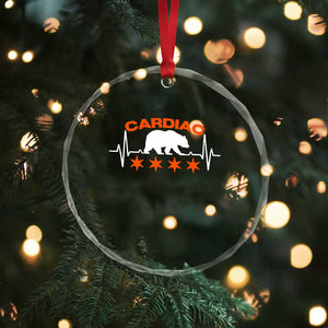 Cardiac Bear Heart Rate Crystal Glass Ornament Funny Heart-Stopping Game Day Sport Fans TS02 Print Your Wear