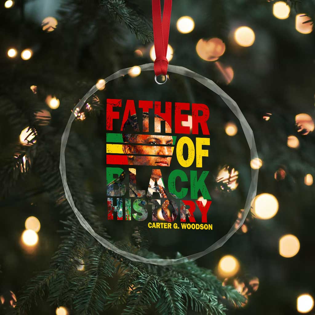 Carter G Woodson Crystal Glass Ornament Father Of Black History Month TS11 Print Your Wear