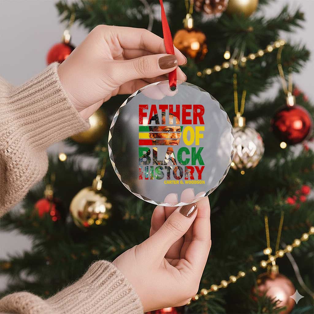 Carter G Woodson Crystal Glass Ornament Father Of Black History Month TS11 Print Your Wear