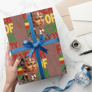 Carter G Woodson Wrapping Paper Roll Father Of Black History Month TS11 Mocha Print Your Wear
