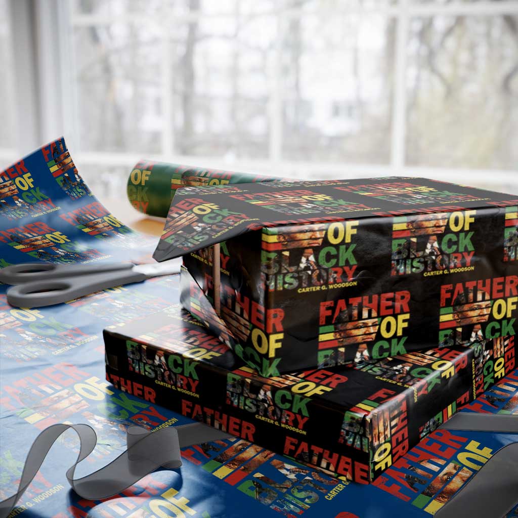 Carter G Woodson Wrapping Paper Roll Father Of Black History Month TS11 Black Print Your Wear