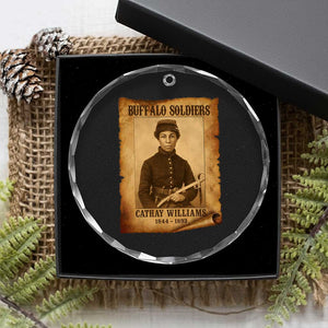 Cathay Williams Crystal Glass Ornament Buffalo Soldier First African American Female Soldier TS10 Print Your Wear