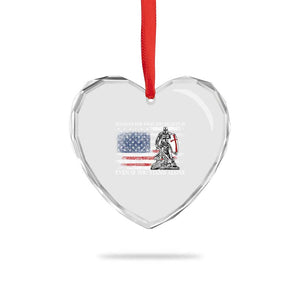 Catholic Knight Templar Heart Crystal Glass Ornament American Flag Crusader Cross TS10 Print Your Wear