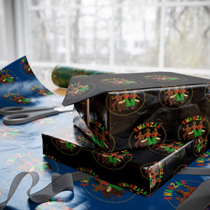 Celebrate Kwanzaa Together African Culture Dance Gift Wrapping Paper Roll TS12 Black Print Your Wear