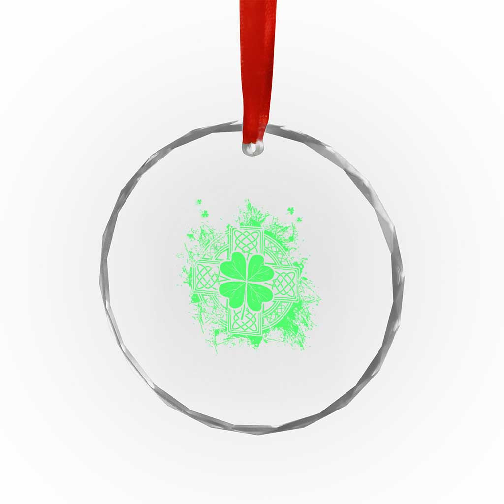 Celtic Knot Irish Shamrock Crystal Glass Ornament St Patricks Day TS02 Print Your Wear
