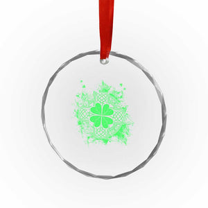Celtic Knot Irish Shamrock Crystal Glass Ornament St Patricks Day TS02 Print Your Wear