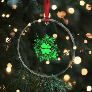 Celtic Knot Irish Shamrock Crystal Glass Ornament St Patricks Day TS02 Print Your Wear
