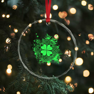 Celtic Knot Irish Shamrock Crystal Glass Ornament St Patricks Day TS02 Print Your Wear