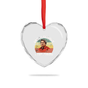 Cesar Chavez Heart Crystal Glass Ornament Si Se Puede Mexican Hispanic Heritage Month Vintage TS02 Print Your Wear