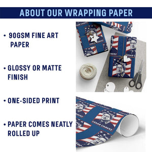 Cesar Chavez Wrapping Paper Roll Labor Leader Mexican American Pride TS14 Print Your Wear
