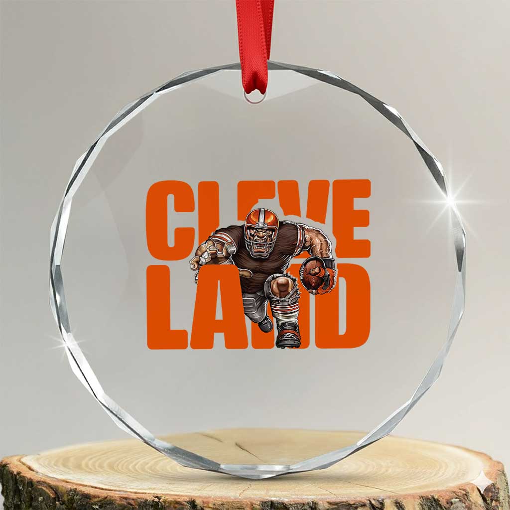CFBB Midwest Football Player Gift Crystal Glass Ornament TS12 Transparent Glass 3'' Circle Print Your Wear