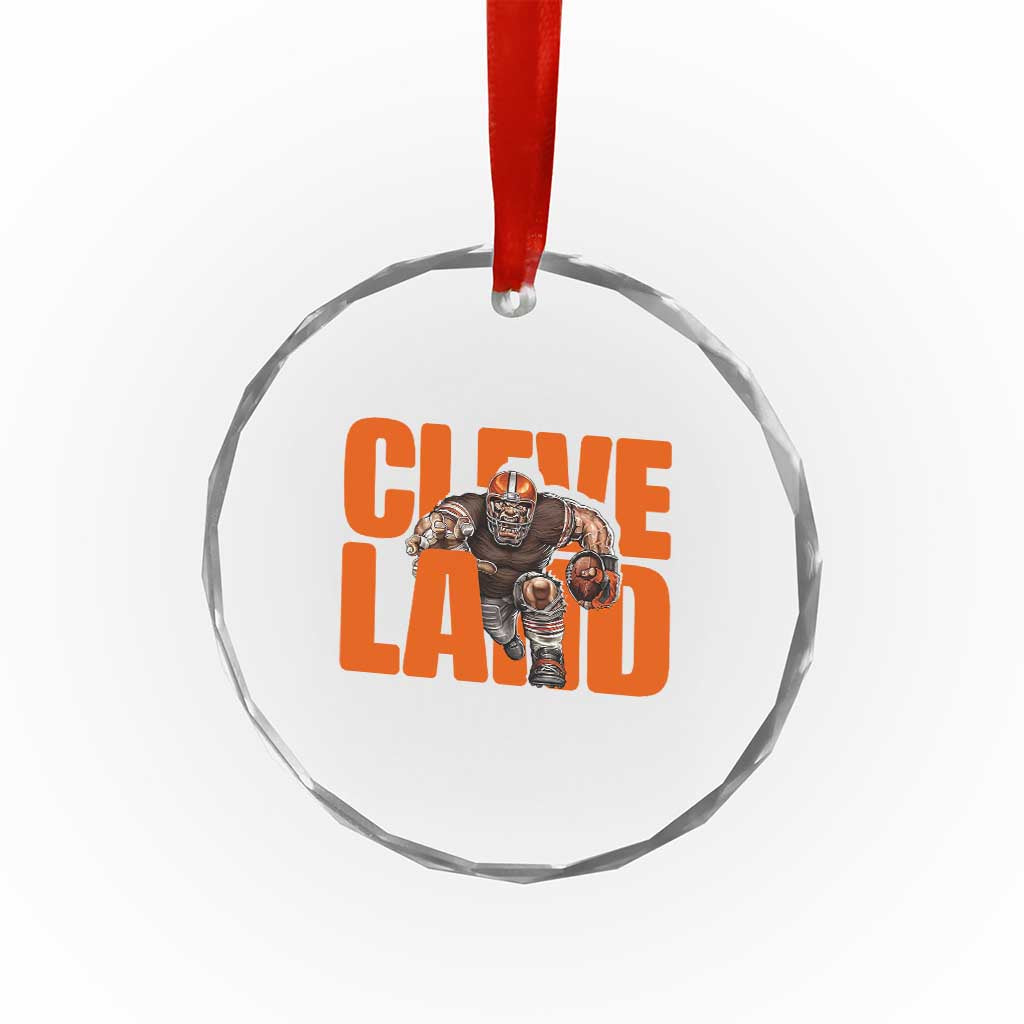 CFBB Midwest Football Player Gift Crystal Glass Ornament TS12 Print Your Wear