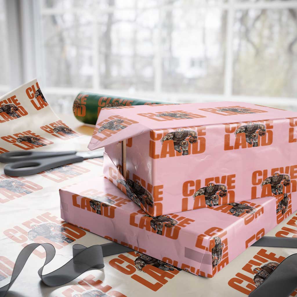 CFBB Midwest Football Player Gift Wrapping Paper Roll TS12 Light Pink Print Your Wear
