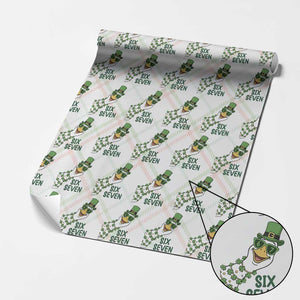 Chaotic Goose Six Seven Meme Wrapping Paper Roll Funny St Patricks Day Gift TS12 Christmas Plaid Print Your Wear
