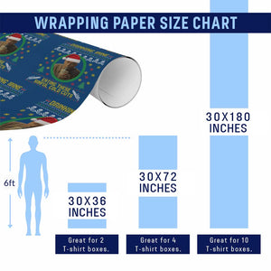 Ed Gein Christmas Wrapping Paper Roll Drinking Wine Eating These Sinful Cold Cuts TS14 Print Your Wear