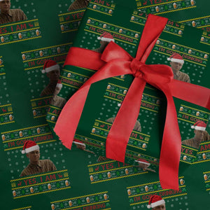 Ed Gein Christmas Wrapping Paper Roll I Am Going Drinking Yes I Am Christmas TS14 Green Print Your Wear