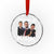 Charlie Kirk Crystal Glass Ornament Freedom Speech A True Patriot Tribute Bootleg TS10 Transparent Glass 3'' Circle Print Your Wear