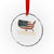 Charlie Kirk Crystal Glass Ornament Great American Patriot USA Flag TS10 Transparent Glass 3'' Circle Print Your Wear
