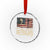 Charlie Kirk Crystal Glass Ornament Its All About Jesus USA Flag Patriotic Christian TS10 Transparent Glass 3'' Circle Print Your Wear