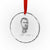 Charlie Kirk Legacy Crystal Glass Ornament Greatness of Our Nation American True Patriot TS02 Transparent Glass 3'' Circle Print Your Wear