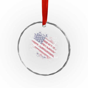 Charlie Kirk Memorial Crystal Glass Ornament Erika Kirk Quote Patriotism Faith Gods Merciful Love TS10 Print Your Wear