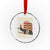 Charlie Kirk Memorial Crystal Glass Ornament Freedom Commemorative USA Flag Tribute TS10 Transparent Glass 3'' Circle Print Your Wear