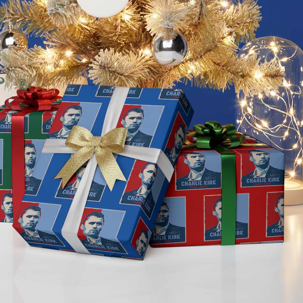 Charlie Kirk Tribute Wrapping Paper Roll Freedom Hope Memorial 1993 2025 TS02 Print Your Wear