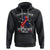 CHD Awareness Hoodie In February I Wear Red And Blue For Heart Warriors TS02 Black Printyourwear