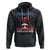 CHD Awareness Hoodie Messy Bun Mom Of A Heart Warrior Congenital Heart Defect TS02 Black Printyourwear
