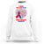 CHD Awareness Sweatshirt I Wear Red And Blue For Heart Disease Warrior CHD Month TS02 White Printyourwear