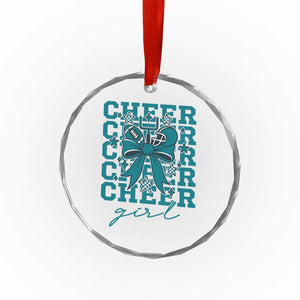 Cheer Girl Football Team Spirit Crystal Glass Ornament Cheerleading Gift TS12 Print Your Wear